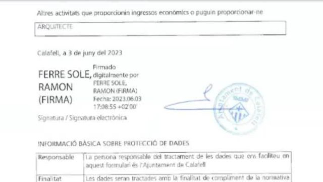 Calafell y el huracán de la psc