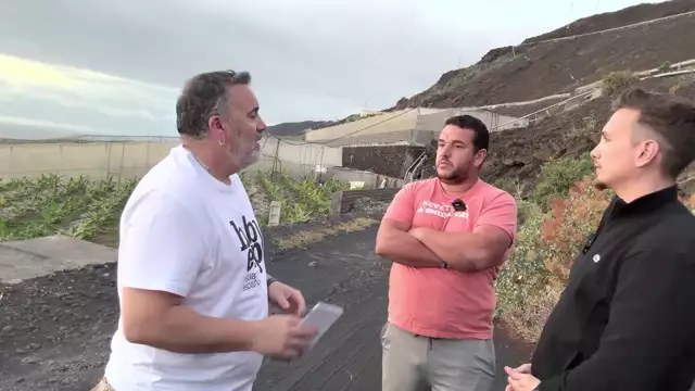 Duras palabras de un afectado del volcán de La Palma