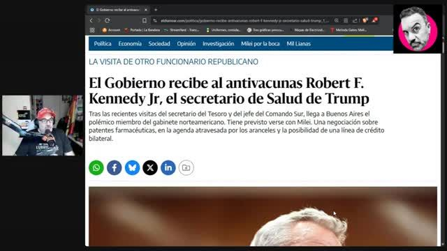 Robert Kennedy Jr qué ENVIDIA JODER