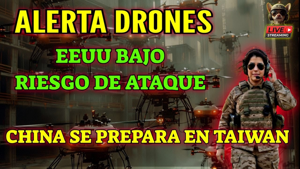 EEUU ESTÁ EN RIESGO Y EN ALERTA POR DRONES 🔴ÚLTIMA HORA 15 DRONES EN BUSQUEDA